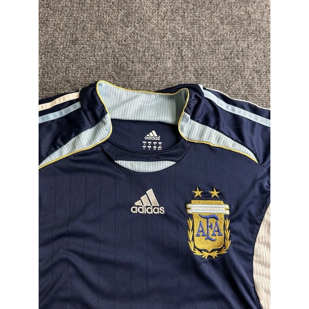 Mens Adidas 2006 Argentina AFA Soccer Jersey Blue Climacool, Size M